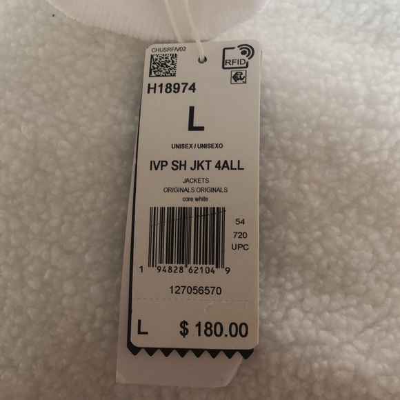 NWOT ADIDAS ORIGINALS Ivy park 1/2 Zip Quilted Sherpa Jacket H18974 - Picture 12 of 12